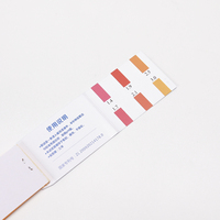 Papel de Prueba Especial al por Mayor, Papel Indicador de PH Ácido Especial 1.4~3.0, 80 Tiras/libreta