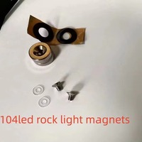 Supports magnétiques pour éclairages de châssis de voiture, vente en gros d'usine, 104, 144, 24, 36 éclairages de roche et autres accessoires