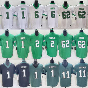 新的橄榄球套装1 #伤害6 # SMTH第三代费城美式足球刺绣加尺码短男女通用 - Product Image 1