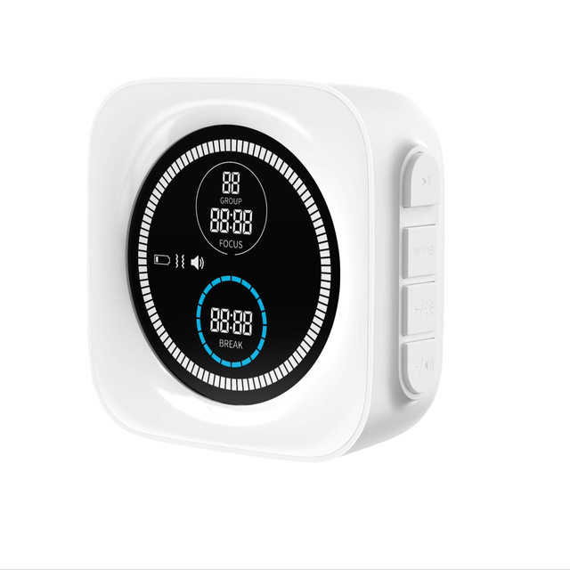 Dual Channel Pomodoro Timer with Visual Display and Silent Vibration Alarm for Study Focus Time Management Custom