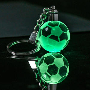 LLavero de cristal con forma de balón de fútbol, MH-YS0262 - Product Image 1