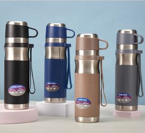 Thermos isothermes premium en acier inoxydable 316 18/10 avec infuseur à thé et tasse, prêts à être expédiés - Product Image 5