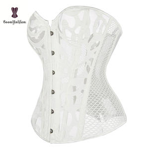 Taglie forti xxxxxxxl Sexy maglia reggiseno Shaper maglia <span class=keywords><strong>Bustier</strong></span> <span class=keywords><strong>bianco</strong></span> e nero donna corsetto <span class=keywords><strong>Top</strong></span> con mutandina - Product Image 5