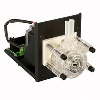 Pompe péristaltique BZ25, tête de pompe transparente en PC, pompe de dosage de liquide à grand débit pour l'échantillonnage d'eau en laboratoire, transfert de produits chimiques