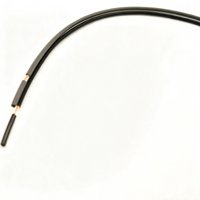 Kabel Harness Konektor Plastik Hitam 2-Pin Kustom Pabrik, Ujung Tanpa Isolasi, untuk Catu Daya & Peralatan Rumah Tangga