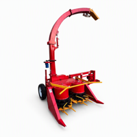 Coupe-fourrage et ensileuse à maïs pour bétail, montée sur tracteur, entraînée par prise de force, avec boîte de vitesses automatique, robuste et haute efficacité