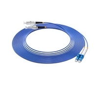 LC/FC Duplex Single Mode Fiber Optic Patch Cord FTTH Indoor Cable OEM Customizable LSZH Jacket 1310/1550nm Wavelength 0.2dB