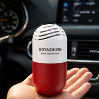 Cápsulas de Gel Sólido para Aromatizar el Aire del Auto, 80g, Fragancia Duradera, Eliminador de Olores, OEM, Venta al Por Mayor