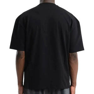 เสื้อยืดดีไซน์เนอร์ ออกแบบเอง ผ้าฝ้าย 100% เสื้อยืดลำลองทรงหลวมแบบดรอปไหล่ เสื้อยืดโอเวอร์ไซส์สำหรับผู้ชาย เสื้อยืดทรงครอป ทรงบ็อกซี่ เรียบง่าย สีพื้น - Product Image 2