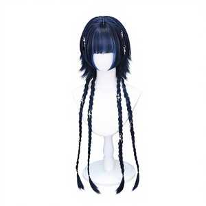 Perruque complète pour femme, style Lolita japonais, <span class=keywords><strong>cheveux</strong></span> courts simulés, couleur tendance, pour célébrités d'Internet - Product Image 3