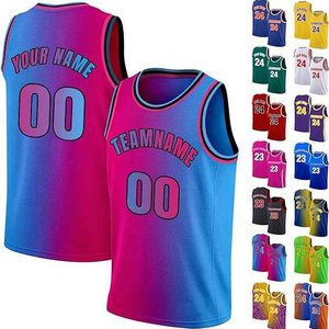 Nuevo diseño personalizado hombres ropa de alta calidad tarifa barata costura baloncesto uniforme Laker baloncesto Jersey - Product Image 5