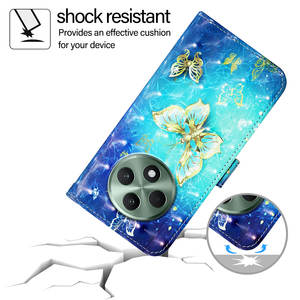 Housse de support en cuir à rabat beau motif pour <span class=keywords><strong>OPPO</strong></span> <span class=keywords><strong>Reno</strong></span> 12 <span class=keywords><strong>Pro</strong></span> 5G/<span class=keywords><strong>Reno</strong></span> 12 5G/<span class=keywords><strong>Reno</strong></span> 12 F 5G étui en cuir portefeuille de dessin animé 3D - Product Image 6