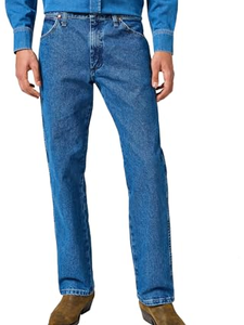 Jeans de Hombre 13MWZ, Corte Bootcut, Estilo Vintage, Transpirables, Cintura Media, Denim Lavado, Corte Regular, Pierna Recta, Azul, 34W/32L - Product Image 3