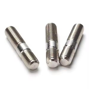 Vis à double extrémité filetées en acier inoxydable DIN975 DIN976 304 316, goujons métriques partiellement filetés B1=1.25D, simples - Product Image 1