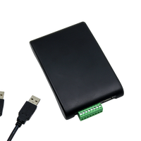 860-960 MHz UHF Pembaca Penulis RFID ABS Hitam untuk Toko Ritel Anti-pencurian Perpustakaan Toko Buku Pencegahan Kehilangan