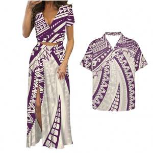 Ropa <span class=keywords><strong>de</strong></span> Pareja Estilo Isleño, Ropa Coreana para Parejas, Ropa a Juego con Estampado <span class=keywords><strong>de</strong></span> <span class=keywords><strong>Hojas</strong></span> <span class=keywords><strong>de</strong></span> Palma <span class=keywords><strong>de</strong></span> Plátano <span class=keywords><strong>de</strong></span> Hawái para Mujer, Verano - Product Image 2