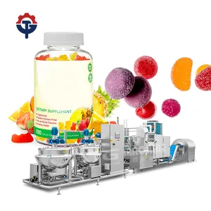 Vitamin multifunction gummy candy making line good for health