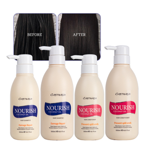 Champú y acondicionador reparador del cabello con colágeno de aguacate y queratina natural de primera calidad en stock - Product Image 4