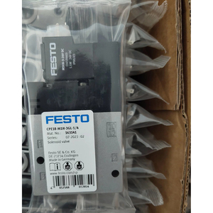 Vanne solénoïde pneumatique <span class=keywords><strong>FESTO</strong></span> <span class=keywords><strong>CPE18</strong></span> 24V DC, référence <span class=keywords><strong>CPE18</strong></span>-M1H-5/3GE-5LJ-3GOL-1/4-QS-8, références 170247, 163141, 163143, 163142 - Product Image 2