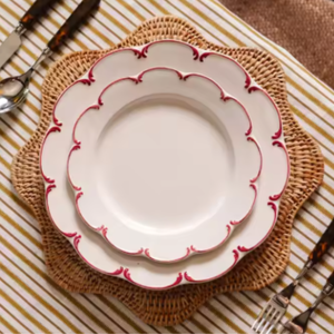 Cargadores de mesa de mimbre redondos hechos a mano y manteles individuales estilo flor plato de ratán hecho en Vietnam producto artesanal al por mayor - Product Image 2