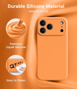 Custodia per <span class=keywords><strong>iPhone</strong></span> 17 Pro Max in Vero <span class=keywords><strong>Silicone</strong></span> Liquido Magnetico, Protezione Fotocamera Antiurto per 16 Pro, 15 Pro, 14, <span class=keywords><strong>13</strong></span>, 17 - Product Image 2