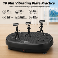 Plateforme vibrante multifonctionnelle 200W, design innovant, machine d'exercice pour tout le corps, plaque vibrante pour usage domestique