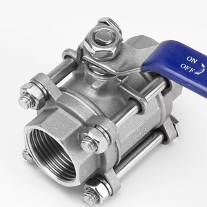 Nnjs 3PC bóng van NPT bspt thép không gỉ 304 3 mảnh bóng van DN15 1000wog đầy đủ cổng bóng van - Product Image 6