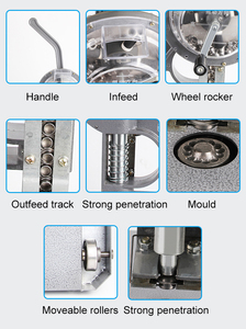 เครื่องเจาะรูตาไก่10มม. เครื่องเจาะแบนเนอร์กึ่งอัตโนมัติใหม่ - Product Image 3