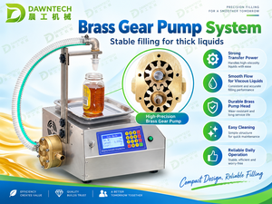 Machine de remplissage automatique de liquides par pesage pour le miel, la pâte de sésame, la crème, le beurre, les jus, les boissons et les liquides visqueux - Product Image 6