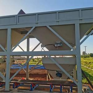 Planta Mezcladora de Concreto HZS50, Sistema Completo con Mezcladora de Doble Eje JS1000, Dosificador de Agregados y Sistema de Pesaje - Product Image 1