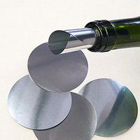 Disque anti-goutte pour animaux de compagnie réutilisable, disque anti-goutte pour vin en aluminium flexible, accessoire pour vin