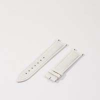 Bracelet de montre en cuir d'alligator brillant de 16 mm, design convivial, sangle extensible durable, multicolore, doublure en cuir tanné végétal