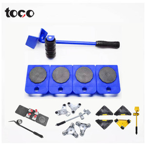 TOCO 5 pièces rouleau de Transport appareils d'aide système d'outils <span class=keywords><strong>Kit</strong></span> de levage mobile ensemble de déménagement de <span class=keywords><strong>meubles</strong></span> lourds - Product Image 6