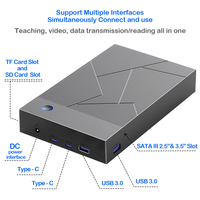 3,5 pulgadas móvil USB 3,1 interfaz SATA caja de disco duro Universal USB3.0 portátil/disco duro de estado sólido mecánico plástico