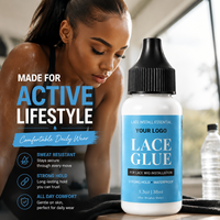 Colle professionnelle OEM à forte tenue pour perruques en dentelle, adhésif imperméable pour perruques en dentelle et systèmes capillaires