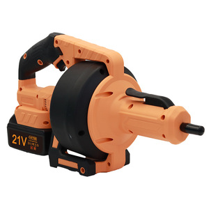 21V Orange Cordless Drain Cleaner High Power Battery Operated For Home Pipe And Toilet Clog Removal - Product Image 4