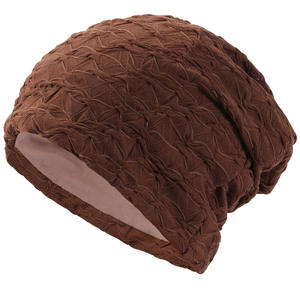 HZM-61164 femmes Slouchy Beanie Chemo Hat Stretch Cancer Head Wraps Sleep Head Scarf pour Cancer Patient - Product Image 4