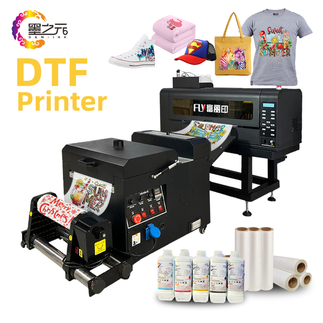 New Fast Drying A3 DTF Printer All-in-One Personalized Clothing Mass Production L1800 Automatic Eps Head with Shakeing Oven