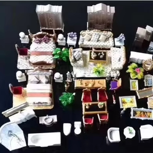 लघु आधुनिक विला फर्नीचर किट-यूरोपीय शैली वास्तुकला मॉडल सजावट - Product Image 3