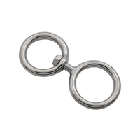Anneau de connexion rotatif en forme de 8 en acier inoxydable 304 pour matériel de rigging