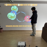 Projecteur interactif LED tout-en-un avec système Android et 55 effets