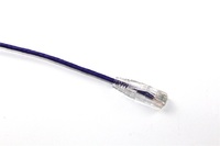 Cable de Conexión Cat6a UTP Delgado de Alta Velocidad de 10 Gbps, Diámetro Exterior de 0,38 mm, Cable de Comunicación de 28 AWG