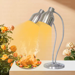 <span class=keywords><strong>Bas</strong></span> prix en gros équipement de <span class=keywords><strong>Buffet</strong></span> hôtel support de lampe chauffante luxe Table Top lumière chauffe-aliments acier inoxydable lumière chauffante - Product Image 2