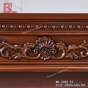 Cheminée décorative d'intérieur en <span class=keywords><strong>bois</strong></span> avec insert de foyer à <span class=keywords><strong>bois</strong></span> à LED, poêle 328S F2, Chine - Product Image 3