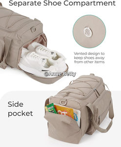 Bolsa de Gimnasio 4 en 1 para Hombre y Mujer, Ligera, de 30L, para Viaje, con Compartimento para Zapatos y Bolsillo Impermeable, Mochila Táctica para Portátil - Product Image 3