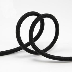 Cordon élastique rond tressé en Spandex/Nylon brodé, très résistant, vente en gros d'usine - Idéal pour l'habillement tendance - Product Image 3
