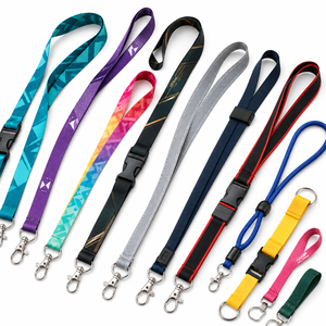 Lanières durables de haute qualité, sangles de cou détachables personnalisées, brodées, en polyester et nylon, lanières tissées personnalisées - Product Image 1