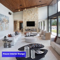 Projet de villa au Nigeria, design d'intérieur moderne, rendu 3D, correspondance des matériaux de construction, solution clé en main