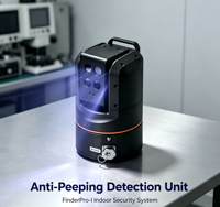 Localisateur de caméra espion haute précision, intérieur 360° °   Scanner d'équipements d'enregistrement cachés, autre produit de protection de sécurité