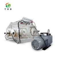 Tnettob — boîte à gants sous vide en plexiglas, entièrement transparente, personnalisée, pour les laboratoires